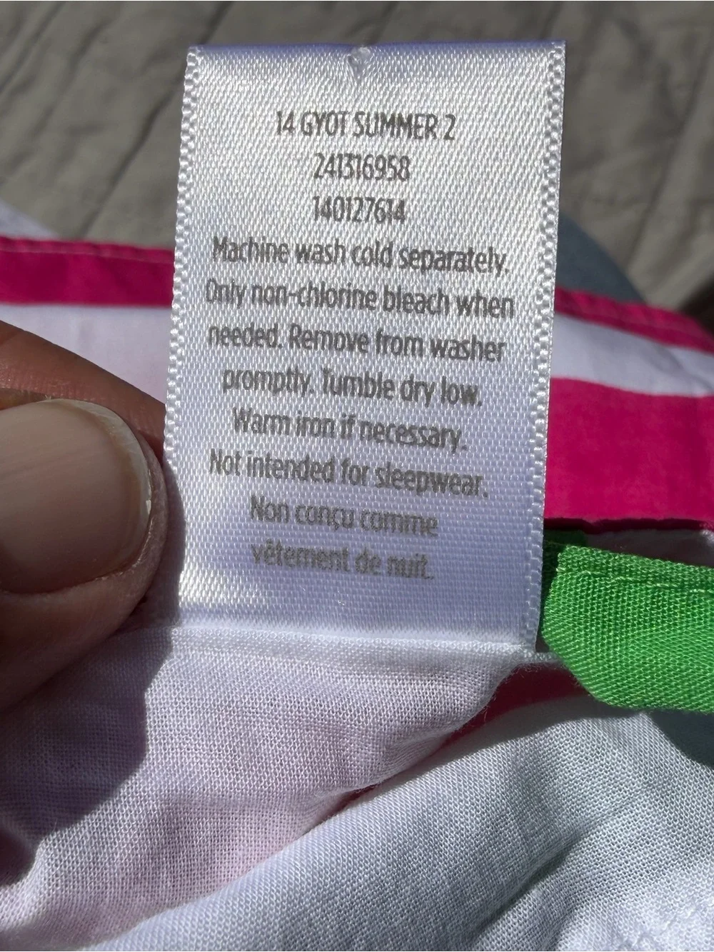 NWoT Gymboree Island Lily Pink White Green Wavy Stripe Sundress Dress Portrait 6
